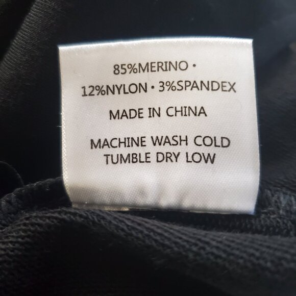 Woolx Rilynn Merino Wool Blend Jumpsuit Black Small - Picture 14 of 14